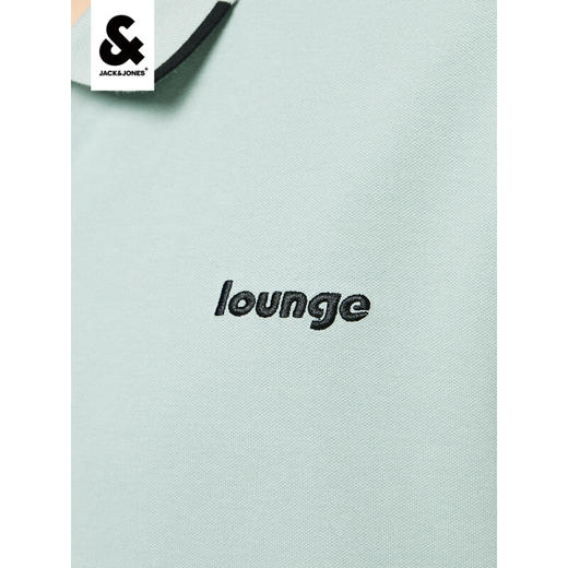 JackJones杰克琼斯夏男商务休闲撞色百搭通勤POLO-SHIRT222206075 薄荷绿-C63 商品图2