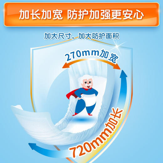 可靠吸收宝成人纸尿片720*270mm男女老人一次性尿片整箱160片 商品图5