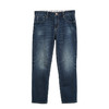 JackJones杰克琼斯春男士修身棉弹做旧猫须水洗牛仔九分裤222132035 F40中牛仔蓝 商品缩略图3