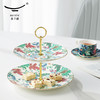 【国瓷·永丰源】幸福满园2头蛋糕具 双层水果点心盘 陶瓷托盘 商品缩略图0