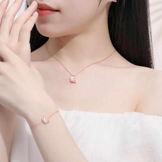 【纷飞蝴蝶】子佩集S925银时尚森系贝母耳钉【JHY-E000188B】 商品图2