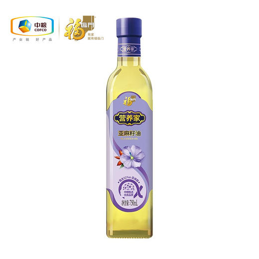 福临门营养家亚麻籽油（礼盒装）750ml*2 商品图1