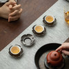 茶家吉橙杯托复古杯垫铁环茶日式杯托茶道配件隔热垫 商品缩略图3