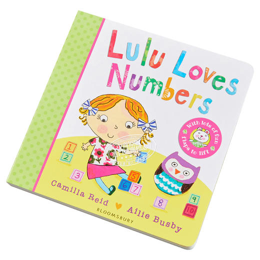 【中商原版】LuLu系列 Lulu Loves Numbers 露露爱数字 低幼亲子启蒙益智游戏操作书翻翻书 纸板书 英文原版 3-6岁 商品图2