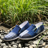 内联升男鞋手工单鞋千层底大内联升×崇明土布联名“沙洲松紧口布鞋”DN8523 商品缩略图2