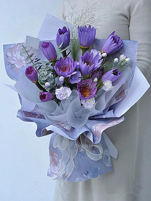 精品睡莲花束二选一含配送 商品图1