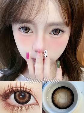 【店主实拍】大巨目棕 14.5mm【年抛 0-1000度 含525/575】