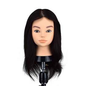 飞彩16寸黑色全人发女士教练头