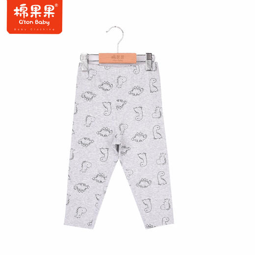 商场同款棉果果秋季新款男童套头套装两件套秋衣秋裤家居服纯棉舒适M311302222405 商品图3