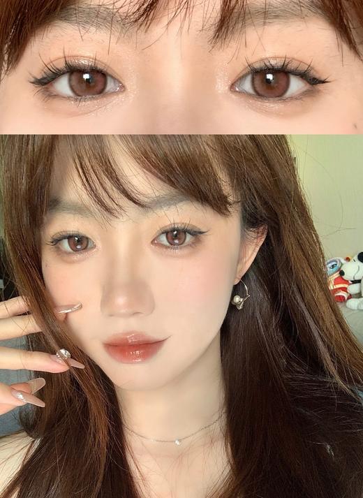 超高舒适度丨DK G380·Deekay丨草莓大福14.5mm 实际上眼效果14.2mm（年抛/2片装） 商品图4