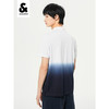 JackJones杰克琼斯夏男商务休闲渐变字母百搭短袖翻领POLO-SHIRT222206030 雪白色-A06 商品缩略图1