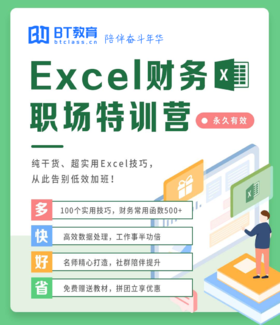 Excel 财务职场特训营（秒杀专用）