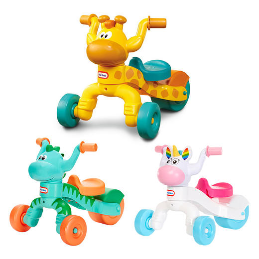 小泰克littletikes   脚踏车长颈鹿小恐龙独角兽 商品图0