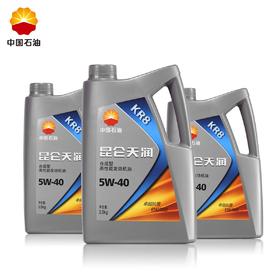 {河池直播}昆仑天润KR8 SN/SM/A3\B4\A3\B35W-40/SP 5W-40汽油机油汽油机油3.5kg/桶