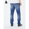 JackJones杰克琼斯男潮流高街简约基础百搭凉爽coolmax面料牛仔裤222232072 E42中牛仔蓝 商品缩略图1