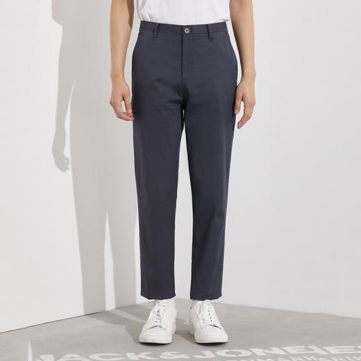 JackJones杰克琼斯春男士时尚简约百搭个性修身休闲裤221314051 E40沥青色 商品图0