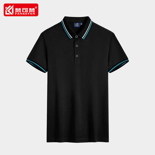 工作服男polo衫定制t恤短袖文化衫定做工衣服装女刺绣印logo字 商品图1