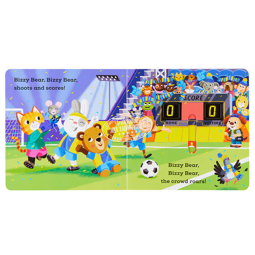 【中商原版】小熊很忙16-19 Bizzy Bear 4册 机关操作益智游戏书早教韵律启蒙亲子互动绘本 纸板书 英文原版 0-3岁 商品图8