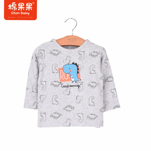 商场同款棉果果秋季新款男童套头套装两件套秋衣秋裤家居服纯棉舒适M311302222405 商品图2