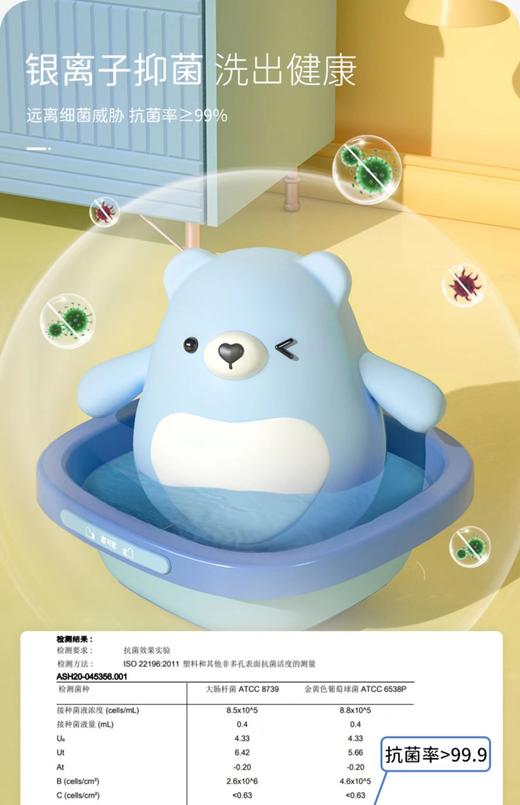 戴可思婴幼儿可折叠洗脸盆 商品图0