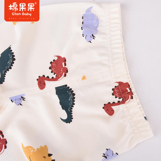 商场同款棉果果秋季新款加厚兰精莫代尔套头套装两件套秋衣秋裤家居服男童柔软M311302422548 商品图4