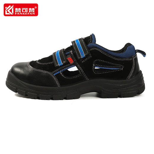 夏季劳保鞋男钢包头工作鞋透气防臭凉鞋防砸防刺穿耐磨耐油防滑 商品图4