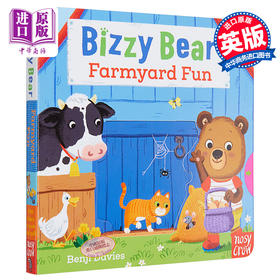 【中商原版】小熊很忙系列 有趣的农场 英文原版 Bizzy Bear: Farmyard Fun 纸板书 3-6岁