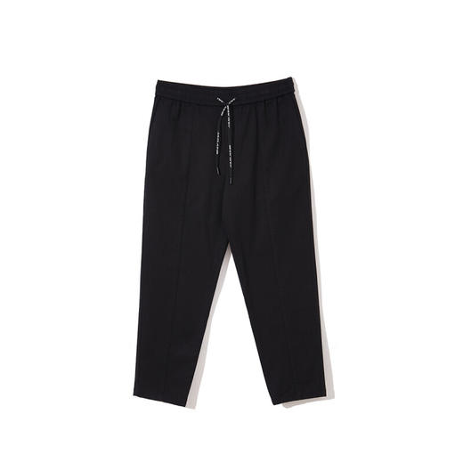 JackJones杰克琼斯春春男士设计日常百搭舒适通勤休闲裤221314139 E40黑色 商品图3