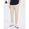 JackJones杰克琼斯夏男百搭简约舒适亲肤拉链门襟时尚都市休闲裤子222214004 C13浅沙色 商品缩略图0