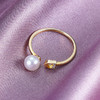 子佩集S925银珍珠戒指【XXJZ028】镀金2206 商品缩略图0