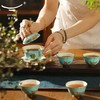 【国瓷·永丰源】夫人瓷西湖蓝7头茶具 中式陶瓷套装礼品 商品缩略图1