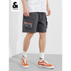 JackJones杰克琼斯夏季男士多口袋设计纯色百搭流行高街工装短裤222215015 E44黑砂色 商品缩略图0