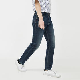 JackJones杰克琼斯春夏男士潮百搭弹力舒适修身牛仔裤子222132046 D40深牛仔蓝