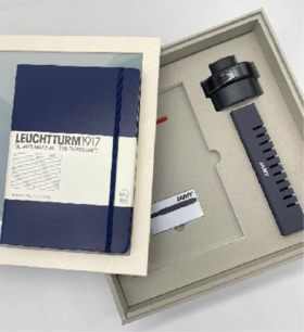 【团购展示】凌美钢笔+德国灯塔笔记本礼盒