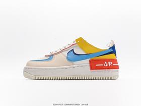 耐克Nike Air Force 1 Shadow空军一号低帮休闲运动板鞋CI0919-115女鞋