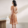 剩S/M 米思阳夏季气质蕾丝连衣裙A字裙收腰显瘦连衣裙1104 商品缩略图3