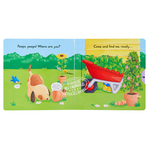 【中商原版】Busy系列 繁忙的花园 英文原版  Busy Garden 纸板书 机关 操作书 幼儿启蒙 纸板操作书 商品图8