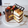 焦糖可可双拼裸蛋糕 商品缩略图4