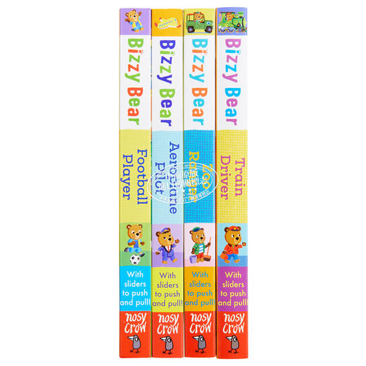 【中商原版】小熊很忙16-19 Bizzy Bear 4册 机关操作益智游戏书早教韵律启蒙亲子互动绘本 纸板书 英文原版 0-3岁 商品图1