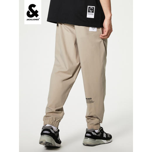 Jack Jones/杰克琼斯夏男百搭舒适时尚潮流休闲运动低腰低裆束脚裤222214009 卡其色 商品图1