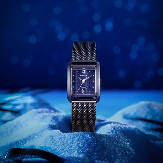 西铁城日本官方正品2022年夏季新品小方块光动能女士手表EW5597-63L 商品图5