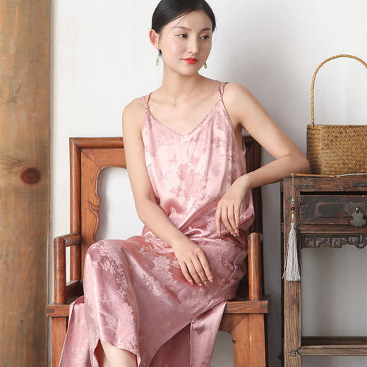 2022夏季新款醋酸吊带裙J220469 商品图7