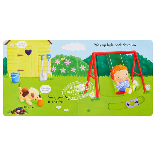 【中商原版】Busy系列 繁忙的花园 英文原版  Busy Garden 纸板书 机关 操作书 幼儿启蒙 纸板操作书 商品图7