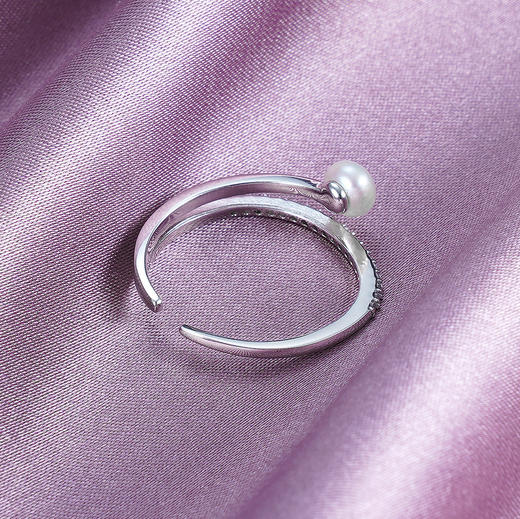 子佩集S925银珍珠戒指【RM0265-XF】2206 商品图2