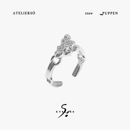 ATELIERSO 22AW翅膀系列 纹理翅膀戒指 商品图0