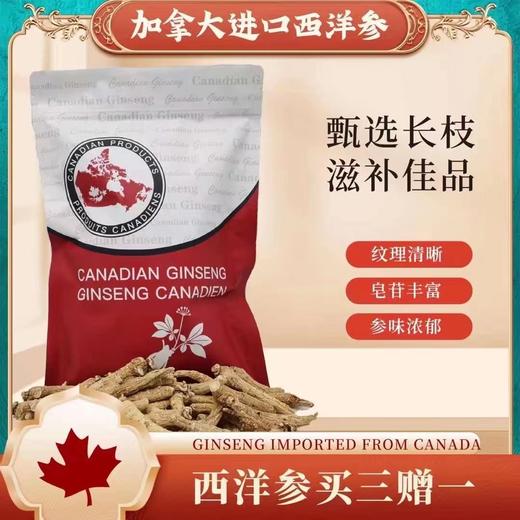 薅羊毛了‼️ 加拿大西洋参454g（长枝）袋装，买三送一超低价。五年西洋参（跨境） 商品图1