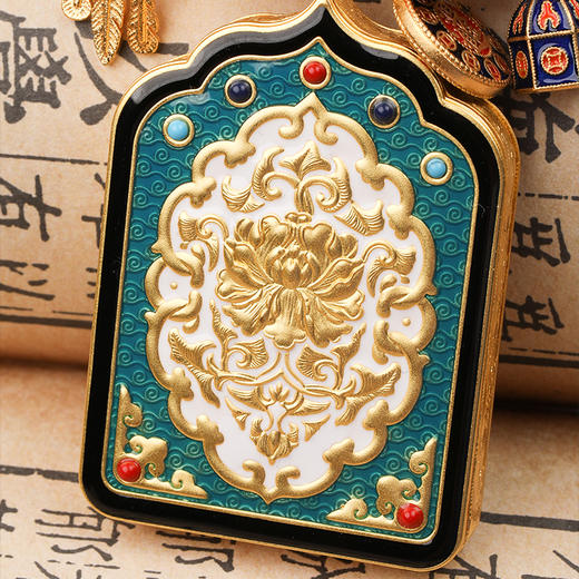 牛首山文创福路禅心嘎乌盒车挂件车内汽车挂饰平安吊坠父亲节礼物 商品图4