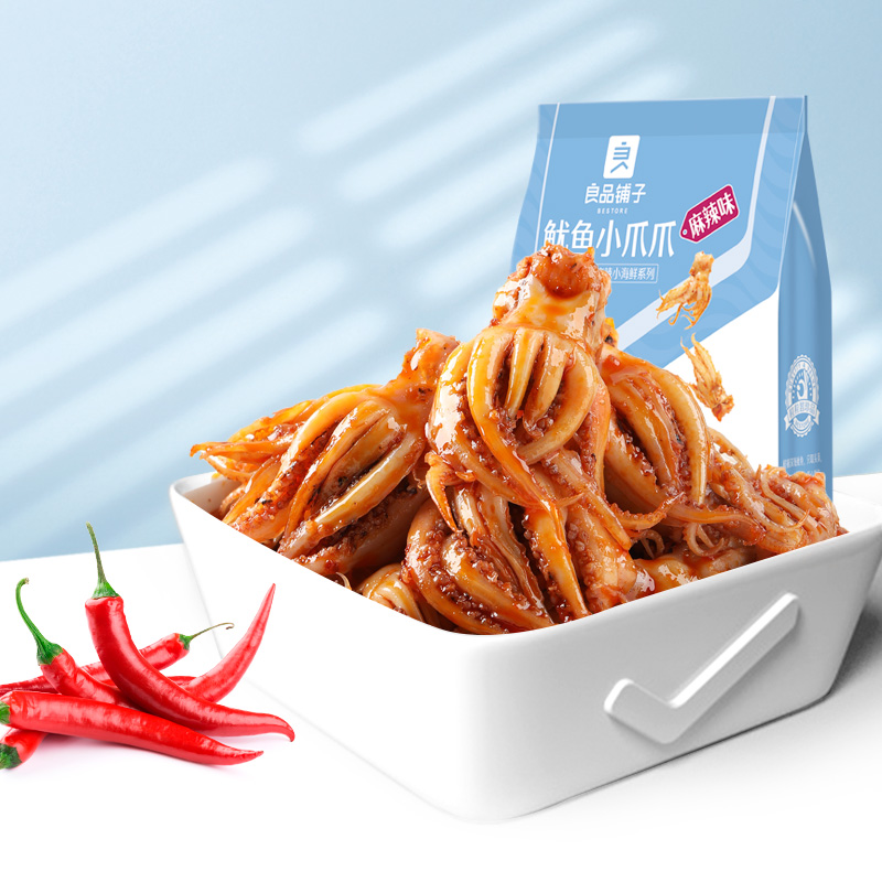 良品铺子|【爆款满减】鱿鱼小爪爪60g（香辣味）（单拍不发货）
