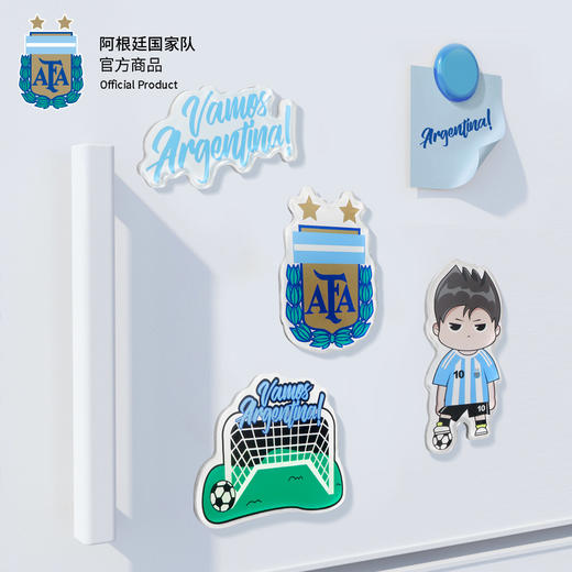 阿根廷国家队官方商品丨阿根廷亚克力冰箱贴磁贴卡通装饰球迷用品 商品图2