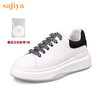 Safiya索菲娅棋盘格系带果冻底小白鞋2022秋新款潮酷休闲鞋SF23112035 商品缩略图3